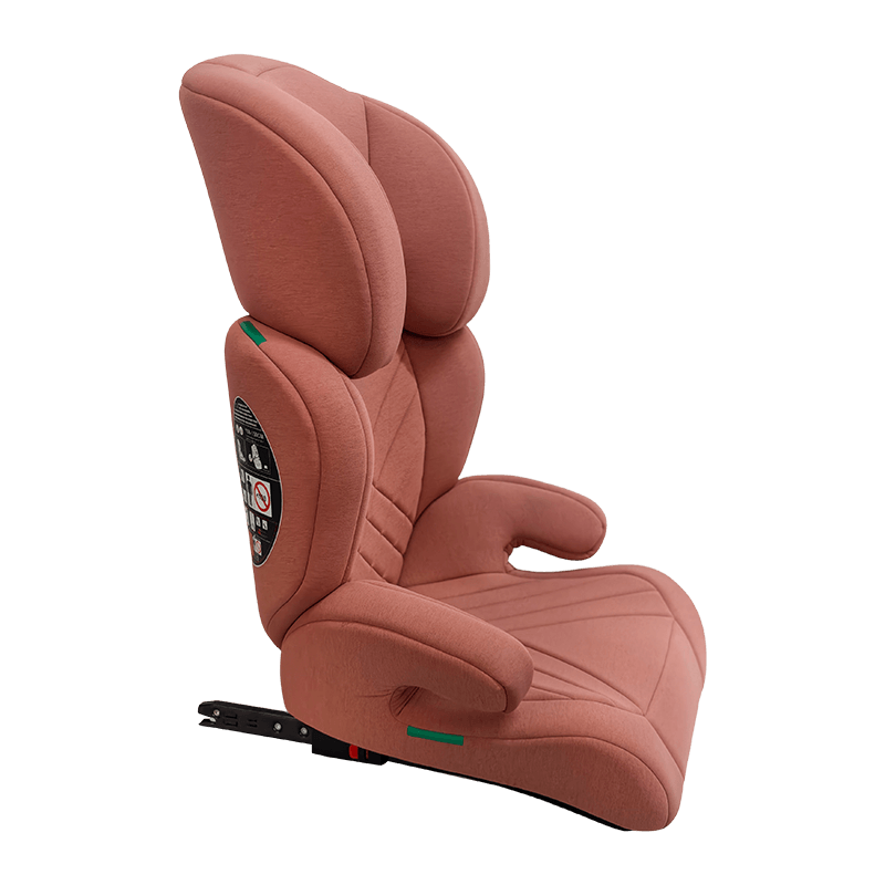 OG301 avec siège d'auto isofix, groupe 2 3 siège d'auto, booster pliable, rose avec gaufrage